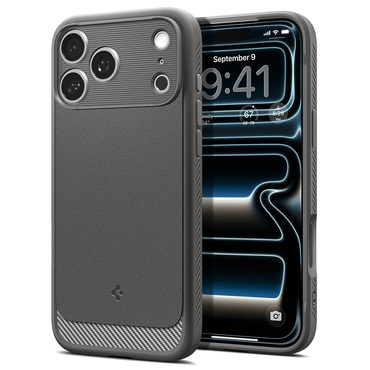 Tok Spigen "Rugged Armor MagFit" iPhone 17 Pro / 18 Pro készülékekhez - gray