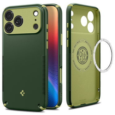 Tok Spigen "Caseology Nano Pop Hybrid MagSafe" iPhone 17 Pro / 18 Pro készülékhez - avo green