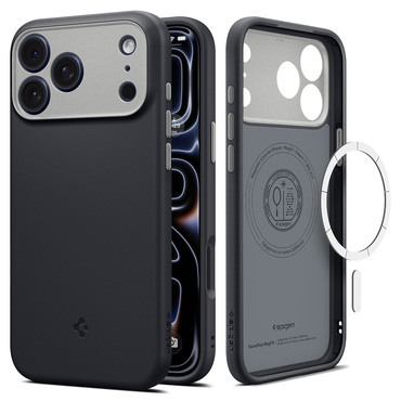 Tok Spigen "Nano Pop Mag" iPhone 17 Pro / 18 Pro készülékekhez - black sesame