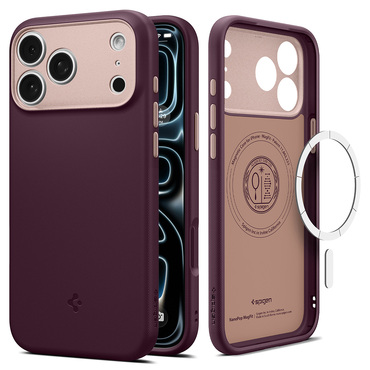 Tok Spigen "Nano Pop Mag" iPhone 17 Pro / 18 Pro készülékekhez - burgundy bean