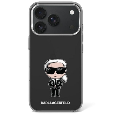 Prémium tok Karl Lagerfeld "IML KC Bodies Sketch Print MagSafe" iPhone 17 Pro / 18 Pro / 18 Pro készülékhez - black