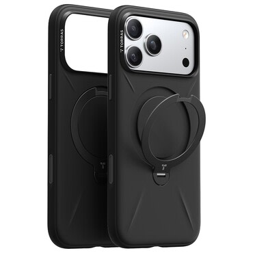 Prémium tok Torras "QPRO Silicone" iPhone 17 Pro / 18 Pro - black