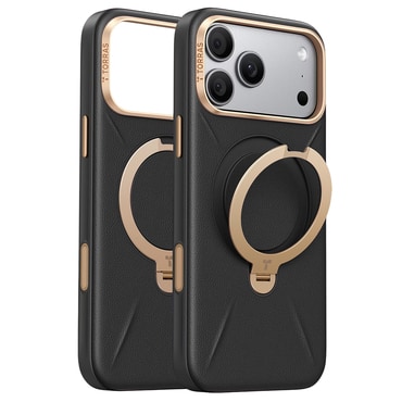 Prémium tok Torras "QPRO Leather" iPhone 17 Pro / 18 Pro - black