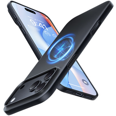 Prémium tok Torras "OriginFit-Mag" iPhone 17 Pro / 18 Pro készülékekhez - black