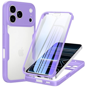 Hibrid tok Techsuit "ColorVerse 360" teljes körű védelemmel iPhone 17 Pro / 18 Pro készülékhez - purple