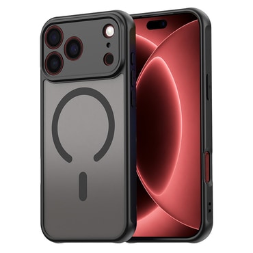 Hibrid tok "HaloFrost II MagSafe" iPhone 17 Pro Max / 18 Pro Max készülékhez - black