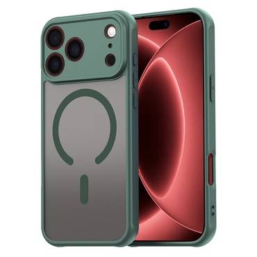 Hibrid tok "HaloFrost II MagSafe" iPhone 17 Pro Max / 18 Pro Max készülékhez - green