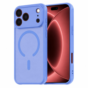 Hibrid tok "HaloFrost II MagSafe" iPhone 17 Pro Max / 18 Pro Max készülékhez - sky blue