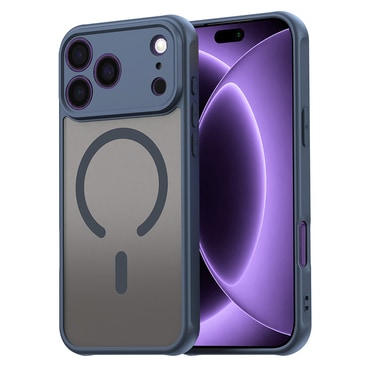 Hibrid tok "HaloFrost II MagSafe" iPhone 17 Pro / 18 Pro készülékhez - navy blue
