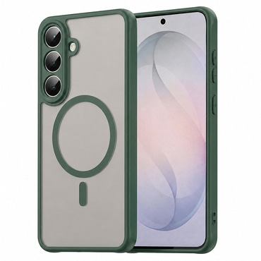 Hibrid tok "HaloFrost II MagSafe" Samsung Galaxy S26 FE készülékhez - green