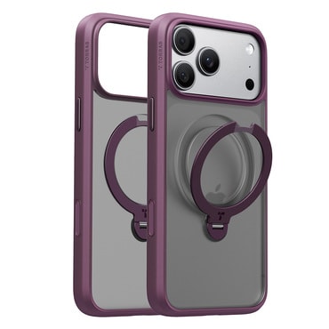 Prémium tok Torras "Ostand Spin Series" iPhone 17 Pro / 18 Pro / 18 Pro Max készülékhez - purple