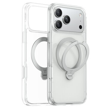 Prémium tok Torras "Ostand Spin Series" iPhone 17 Pro / 18 Pro / 18 Pro Max készülékhez - clear