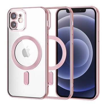 Tok Techsuit "Luxury Crystal MagSafe" iPhone 12 készülékhez - pink