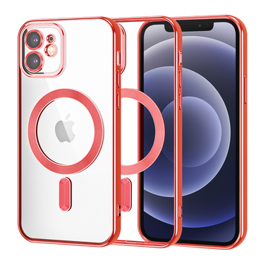 Tok Techsuit "Luxury Crystal MagSafe" iPhone 12 készülékhez - red