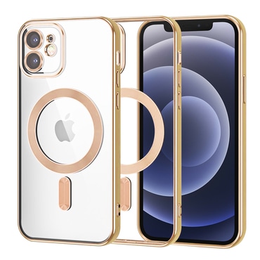 Tok Techsuit "Luxury Crystal MagSafe" iPhone 12 készülékhez - gold