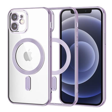 Tok Techsuit "Luxury Crystal MagSafe" iPhone 12 készülékhez - light purple