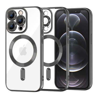 Tok Techsuit "Luxury Crystal MagSafe" iPhone 12 Pro készülékhez - black