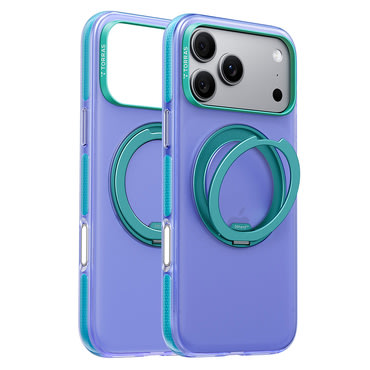 Prémium tok Torras "Ostand O3 Hue" iPhone 17 Pro / 18 Pro készülékhez - indigo blue