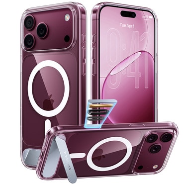 Prémium tok Torras "Ostand L1 Guardian" iPhone 17 Pro / 18 Pro / 18 Pro készülékhez - clear