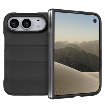 Techsuit "Magic Shield" TPU gél tok iPhone Duo / 18 Pro Max készülékhez - black