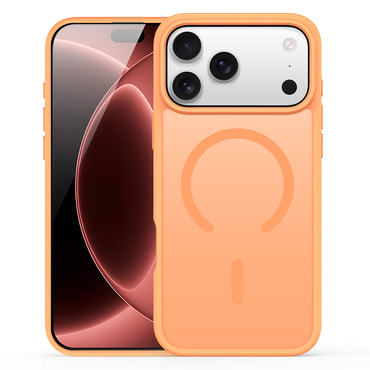 Hibrid tok "Yind" MagSafe mágnessel iPhone 17 Pro Max / 18 Pro Max készülékekhez - orange