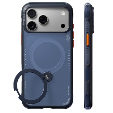 Prémium tok Torras "Ostand Q3 Air" iPhone 17 Pro Max / 18 Pro Max készülékhez - deep blue