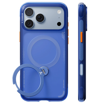 Prémium tok Torras "Ostand Q3 Air" iPhone 17 Pro Max / 18 Pro Max / 18 Pro Max készülékhez - arctic blue
