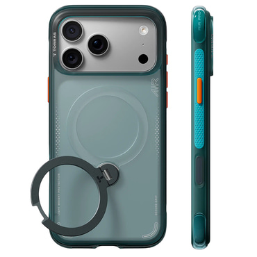 Prémium tok Torras "Ostand Q3 Air" iPhone 17 Pro / 18 Pro / 18 Pro Max készülékhez - glacier sprint