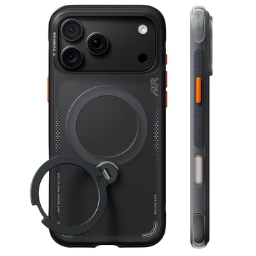 Prémium tok Torras "Ostand Q3 Air" iPhone 17 Pro / 18 Pro / 18 Pro Max készülékhez - shadow black