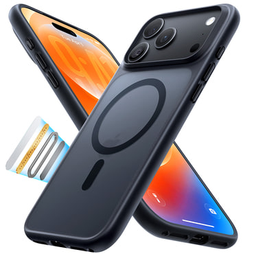 Prémium tok Torras "Guardian Magnetic" iPhone 17 Pro / 18 Pro készülékekhez - black