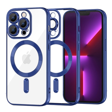Tok Techsuit "Luxury Crystal MagSafe" iPhone 13 Pro készülékhez - deep blue