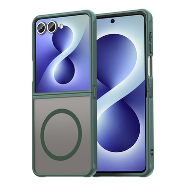 Hibrid tok "HaloFrost II MagSafe" Samsung Galaxy Z Flip8 készülékhez - green