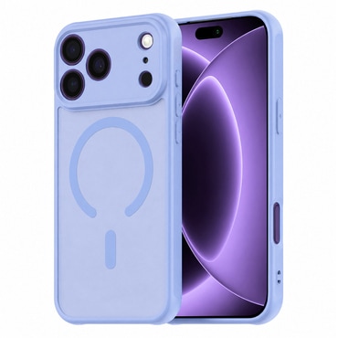 Hibrid tok "HaloFrost II MagSafe" iPhone 17 Pro / 18 Pro készülékhez - light blue