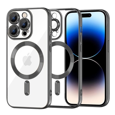 Tok Techsuit "Luxury Crystal MagSafe" iPhone 14 Pro készülékhez - black