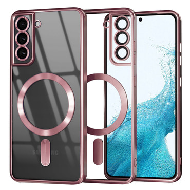 Tok Techsuit "Luxury Crystal MagSafe" Samsung Galaxy S22 készülékhez - pink