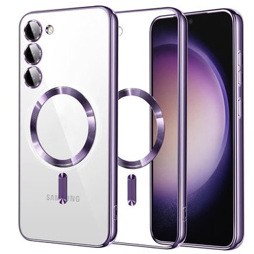 Tok Techsuit "Luxury Crystal MagSafe" Samsung Galaxy S23 készülékhez - light purple