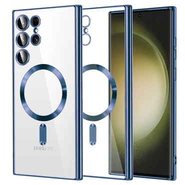 Tok Techsuit "Luxury Crystal MagSafe" Samsung Galaxy S23 Ultra készülékhez - deep blue