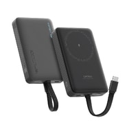 Power bank Cuktech "WPB100L" 10000mAh MagSafe-val, 22.5W vezetékes, 7.5W vezeték nélküli töltés - black