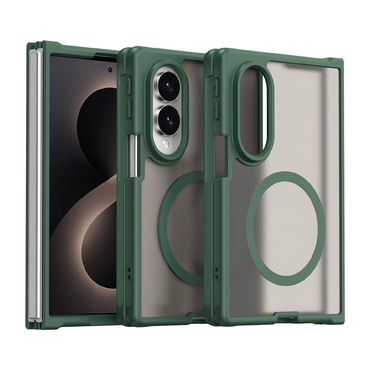 Hibrid tok "HaloFrost II MagSafe" Samsung Galaxy Z Fold8 készülékhez - green