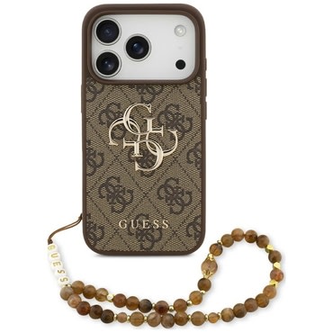 Tok Guess "Hardcase 4G Classic Logo" pánttal iPhone 17 Pro / 18 Pro / 18 Pro Max készülékhez - brown