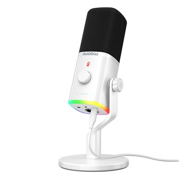 Dinamikus mikrofon Maono "PD100X" XLR/USB-C - white