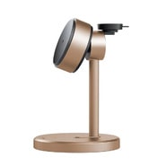 Vezeték nélküli 22.5W töltőállomás Mcdodo "Black Swan Series" MagSafe Qi2 iPhone, Apple Watch és fülhallgató készülékhez - gold