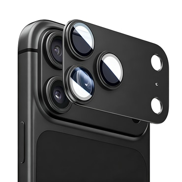 Full body üvegfólia hátsó kamerára iPhone 18 Pro Max készülékekhez - fekete