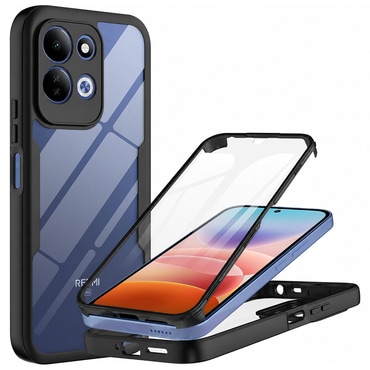 Hibrid tok Techsuit "ColorVerse 360" teljes körű védelemmel Xiaomi Redmi 17 4G / 5G készülékhez - black
