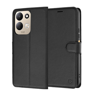 Nyitható tok Techsuit "Leather Folio" Xiaomi Redmi 17 4G / 5G készülékekhez - black