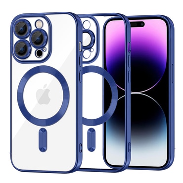 Tok Techsuit "Luxury Crystal MagSafe" iPhone 14 Pro Max készülékhez - deep blue