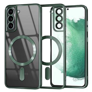 Tok Techsuit "Luxury Crystal MagSafe" Samsung Galaxy S22 Plus készülékhez - deep green