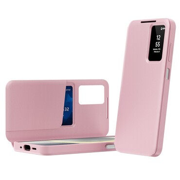 Nyitható tok Techsuit "SmartView" Samsung Galaxy A27 5G készülékekhez - pink