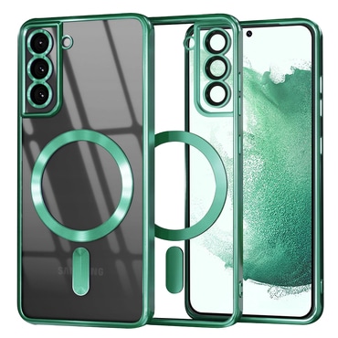Tok Techsuit "Luxury Crystal MagSafe" Samsung Galaxy S22 Plus készülékhez - light green