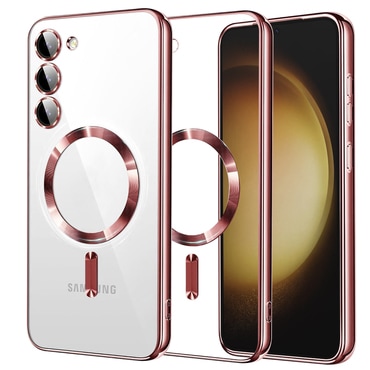 Tok Techsuit "Luxury Crystal MagSafe" Samsung Galaxy S23 Plus készülékhez - pink